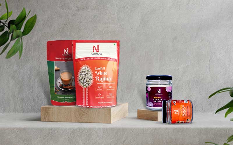 Natriana packaging design