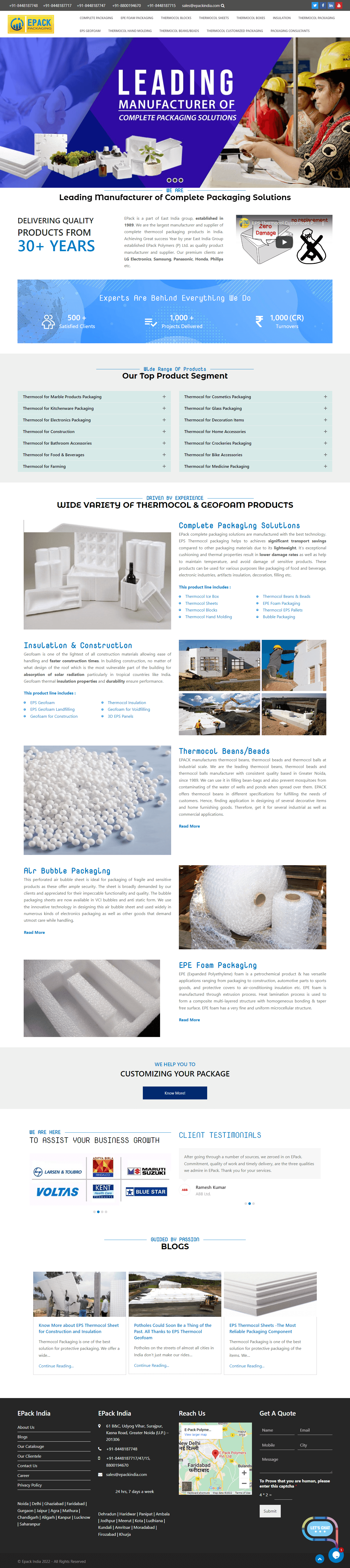 Epack India web development company