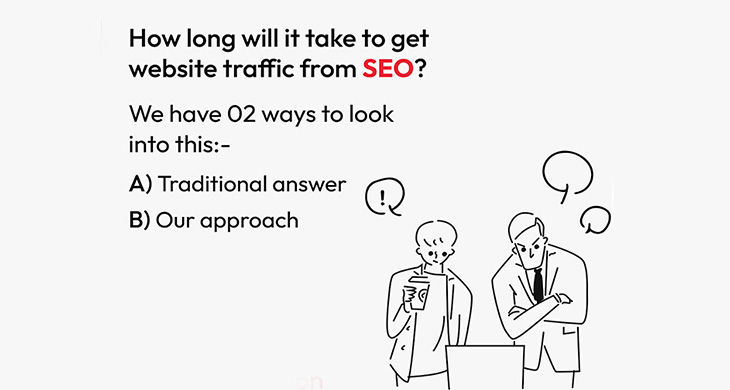 How long will it take to get website traffic from seo